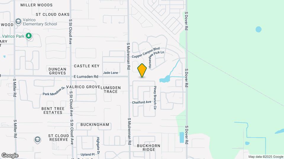 1243 Piney Branch Cir Map and Location Details