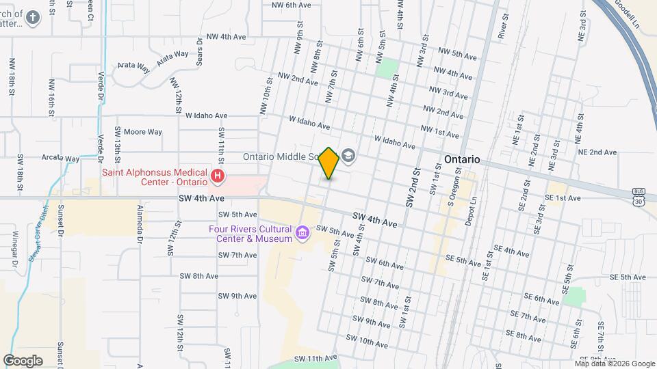 287 SW 6th St Map and Location Details