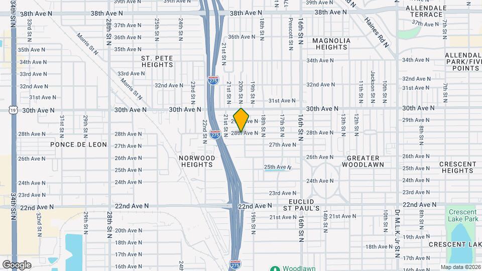 2010 28th Ave N Map and Location Details