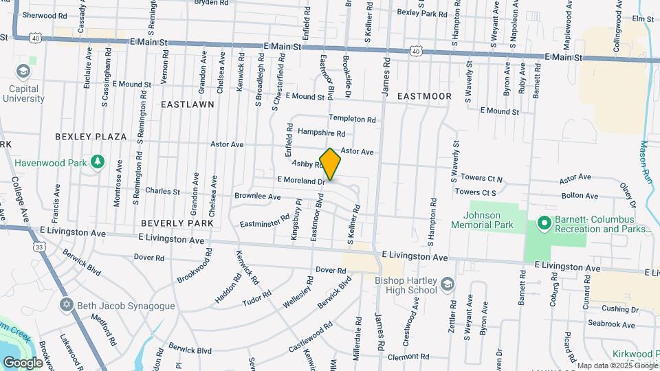 2951 E Moreland Dr Map and Location Details