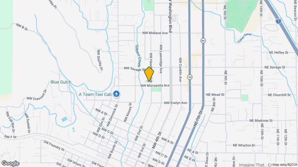 1202 NW Hawthorne Ave Map and Location Details