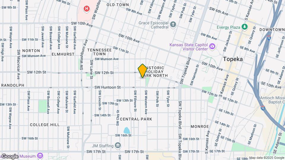 1221 SW Western Ave Map and Location Details