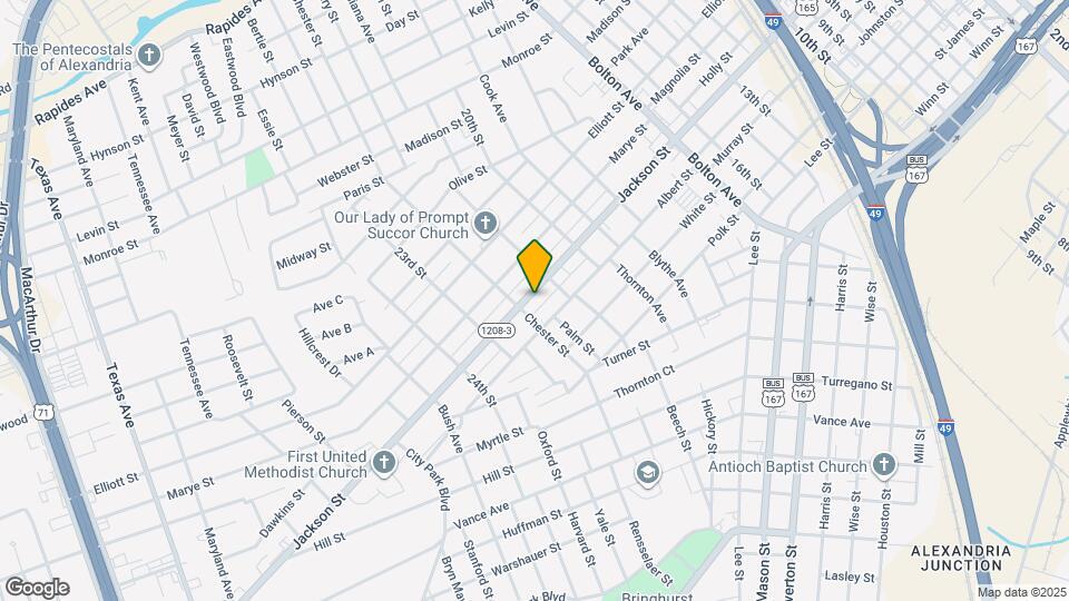 2123 Jackson St Map and Location Details