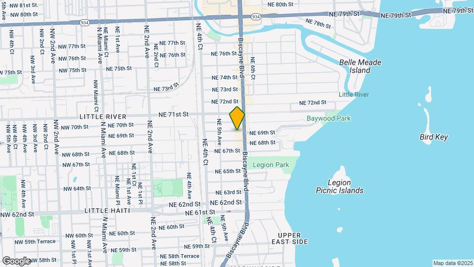 570 NE 69th St Mapa y Detalles de la Ubicación