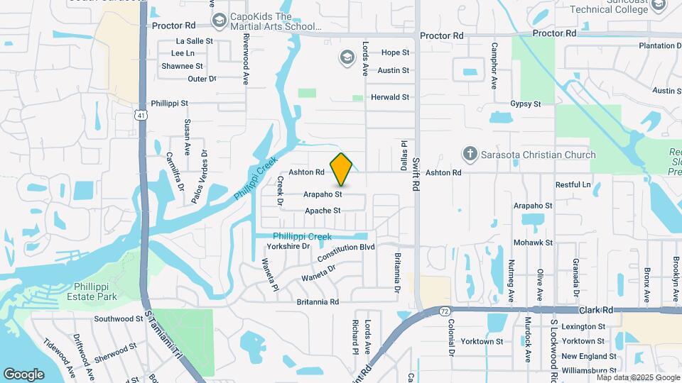 2549 Arapaho St Map and Location Details