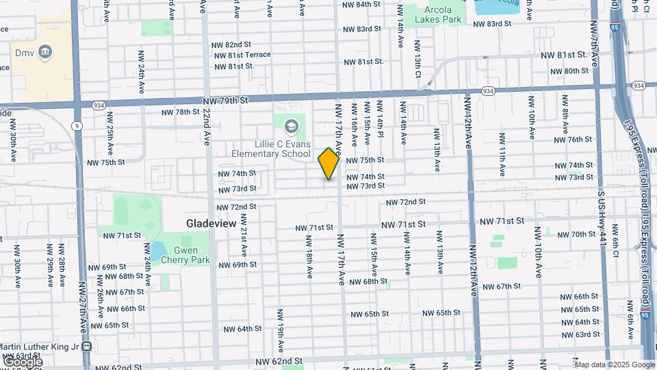 7305 NW 17th Ct Map and Location Details