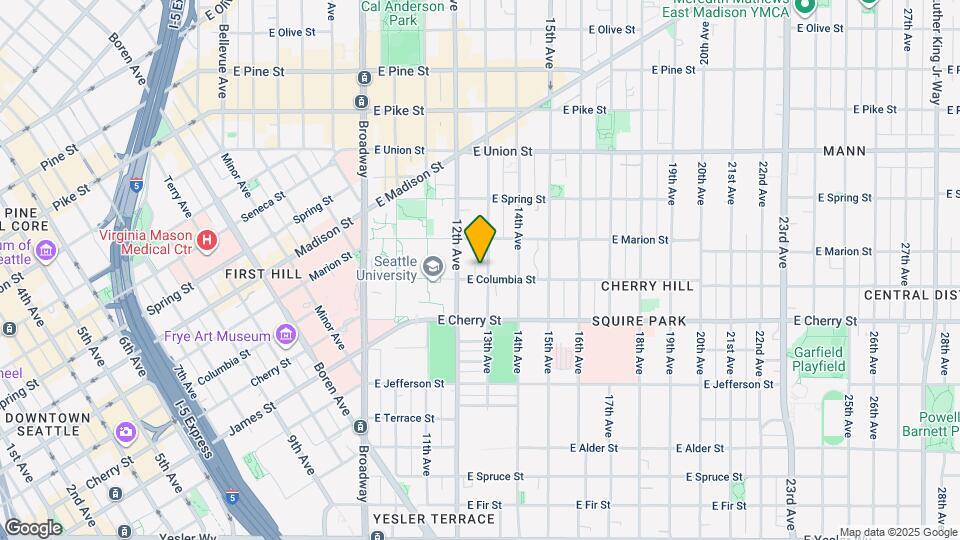 1220 E Columbia St Map and Location Details