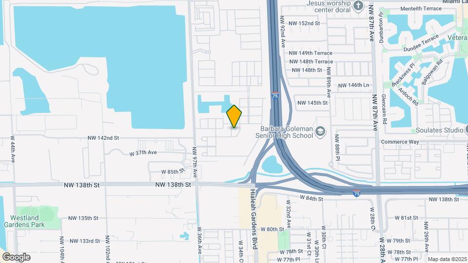 8841 W 34th Ct Map and Location Details