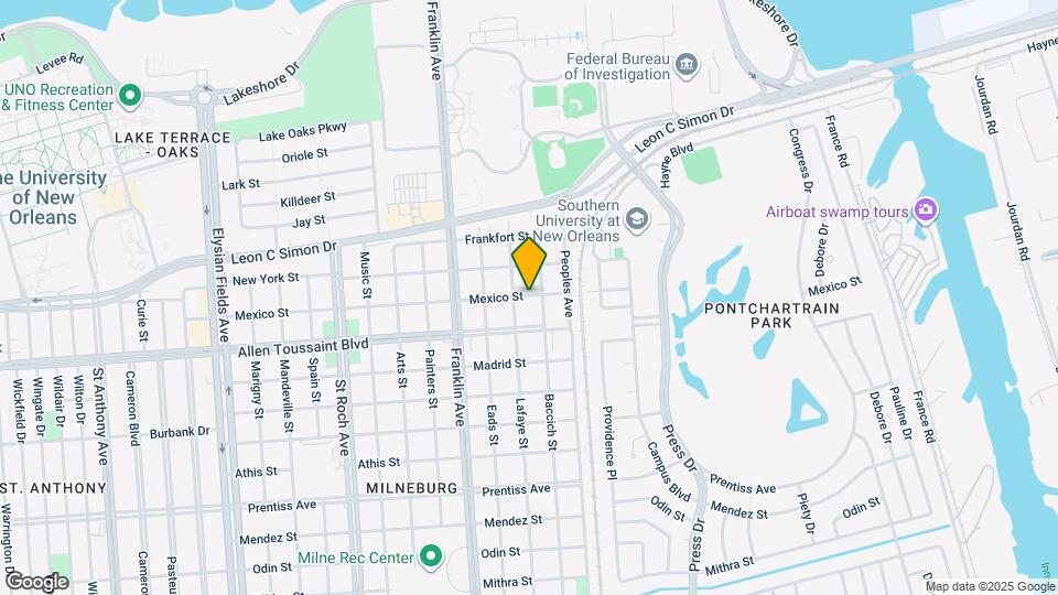 2722 Mexico St Map and Location Details