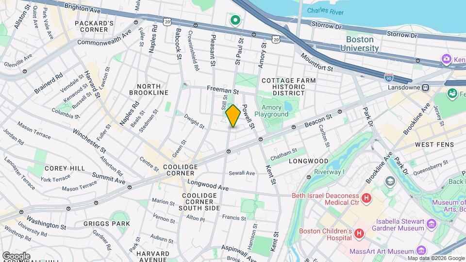 209 St Paul St Map and Location Details