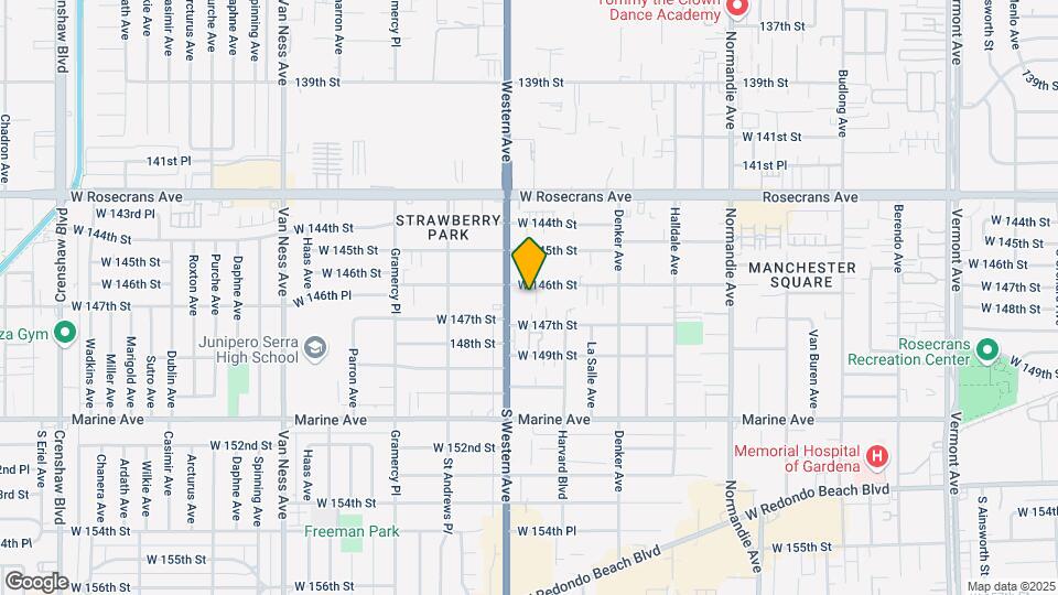 1742 W 146th St Map and Location Details
