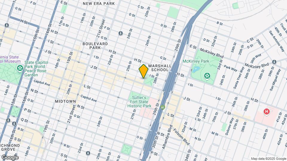922 27th st Map and Location Details