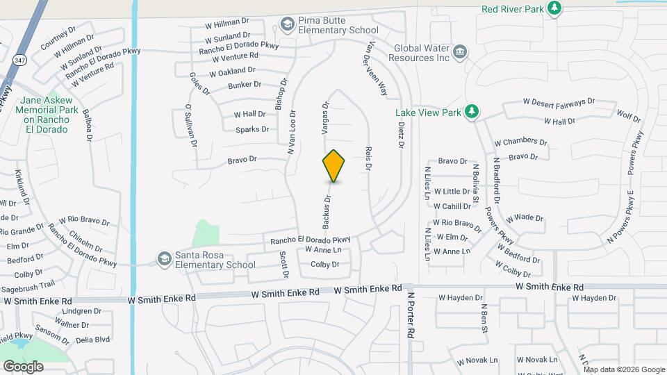 21801 Backus Dr Map and Location Details