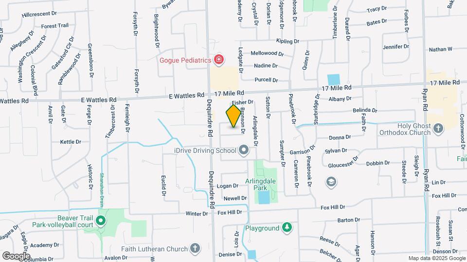 2127 Hopkins Dr Map and Location Details