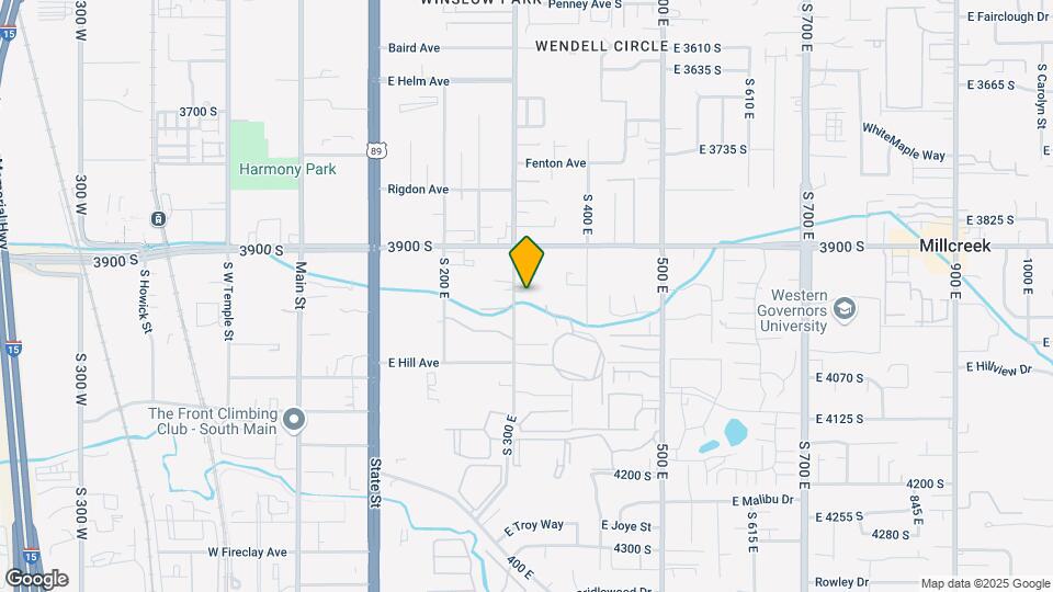 Millcreek Apartments Map and Location Details
