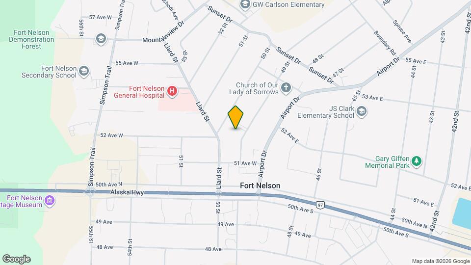 Mount Glacier Map and Location Details