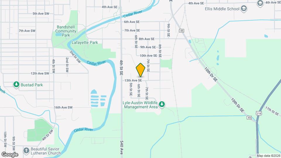 1311 6th St SE Map and Location Details