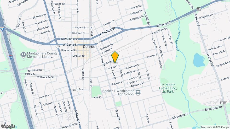 412 Avenue H Map and Location Details