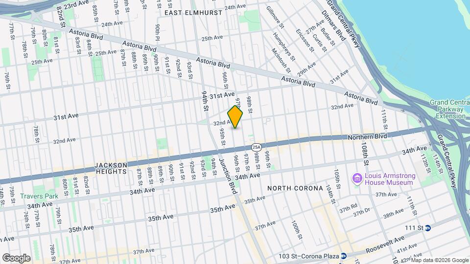 32-23 96th St Mapa y Detalles de la Ubicación