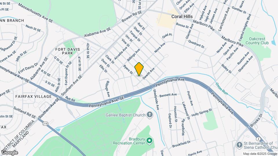 4212 Byers St Map and Location Details