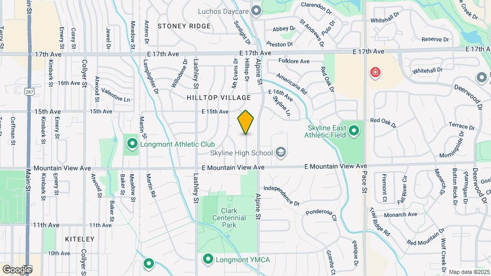1319 Alpine St Map and Location Details