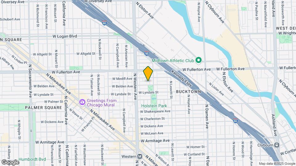 2316 W Belden Ave Map and Location Details