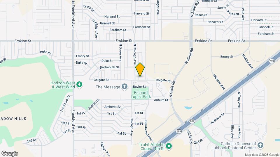 301 N Brentwood Ave Mapa y Detalles de la Ubicación