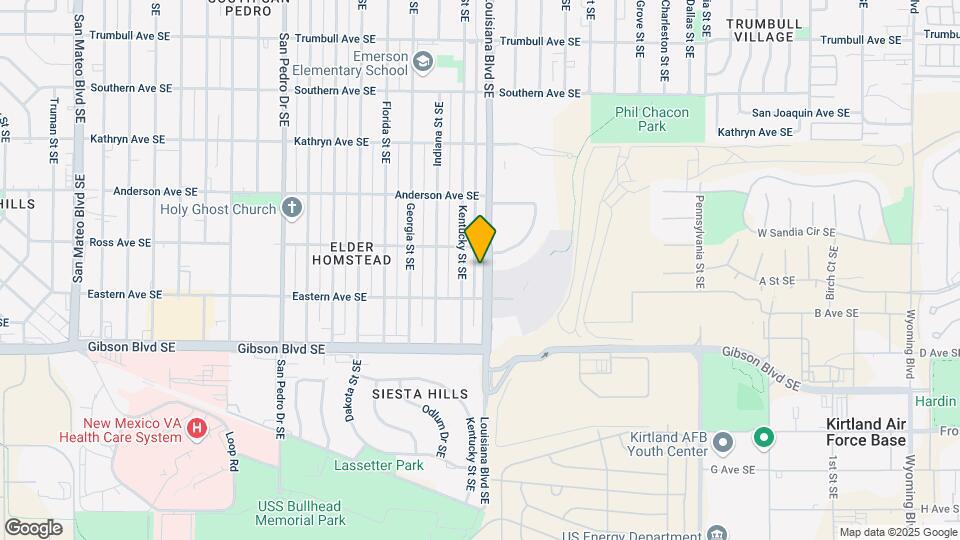 1021 Louisiana Blvd SE Map and Location Details