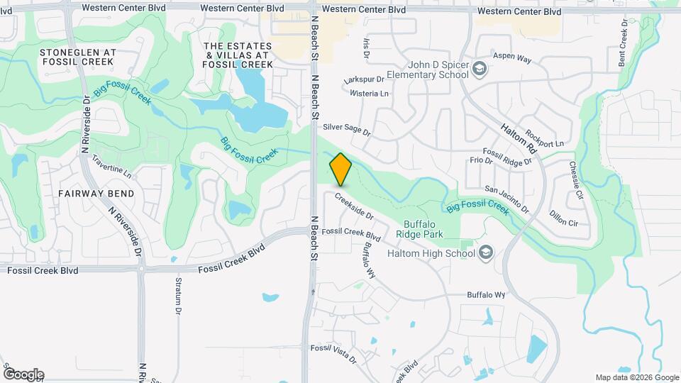 4517 Creekside Dr Map and Location Details