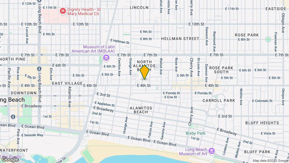 424 Almond Ave Mapa y Detalles de la Ubicación