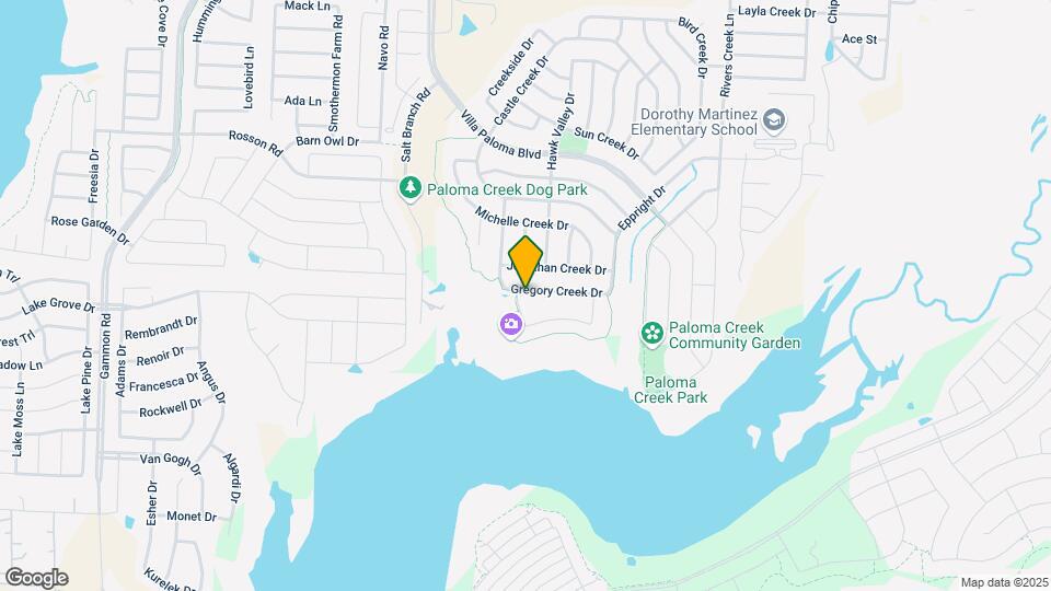 1501 Martin Creek Dr Map and Location Details
