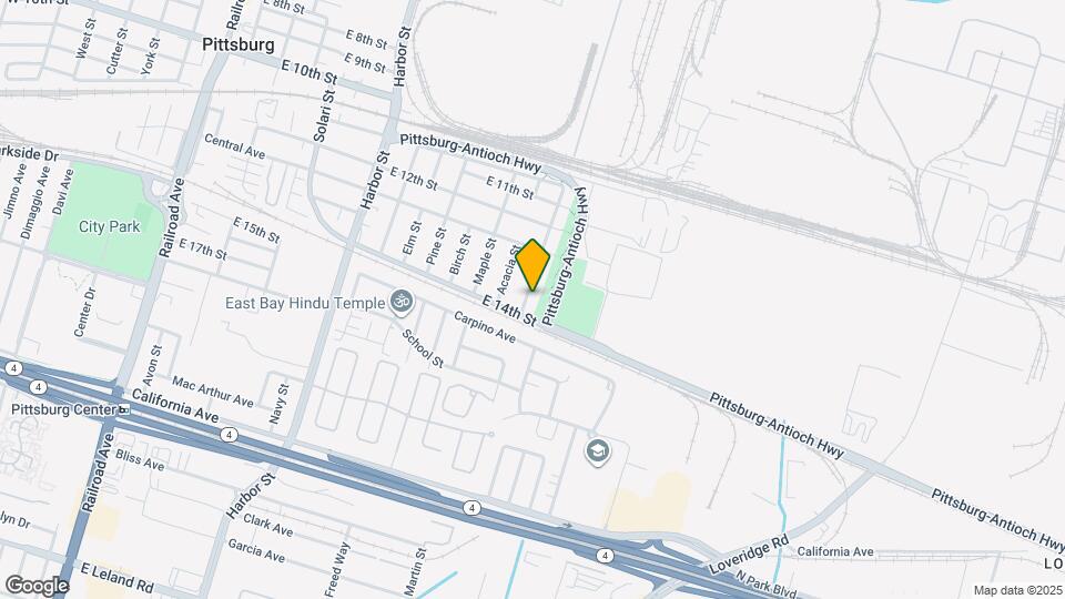 1375 Columbia St Mapa y Detalles de la Ubicación