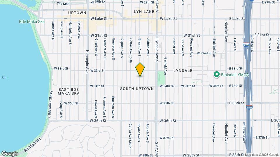 3323 Bryant Ave S Map and Location Details