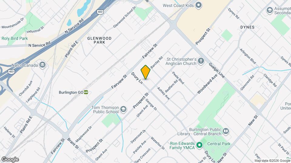 781 Drury Ln Map and Location Details
