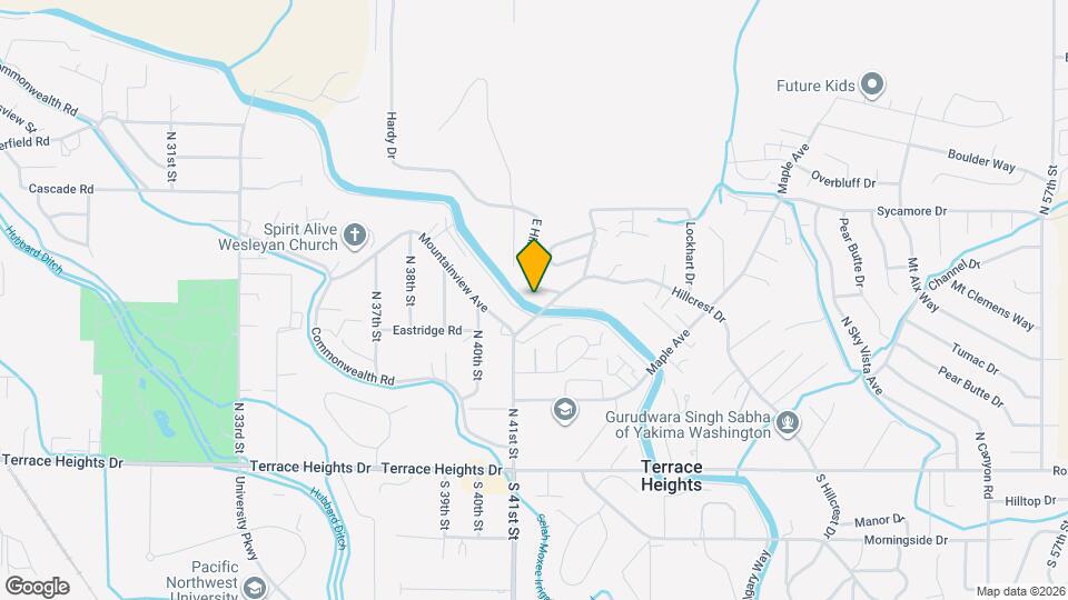 4210 E Hillcrest Dr Map and Location Details