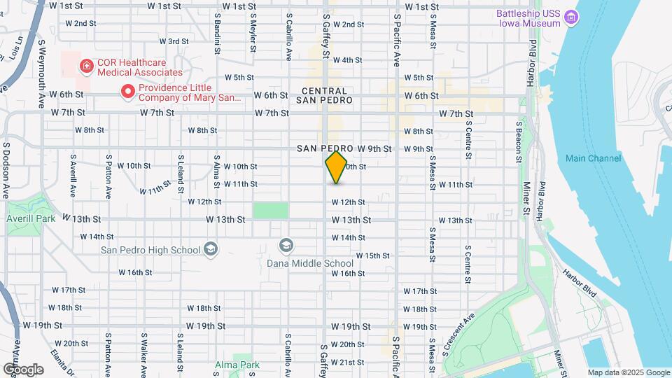 667 W 11th St Map and Location Details