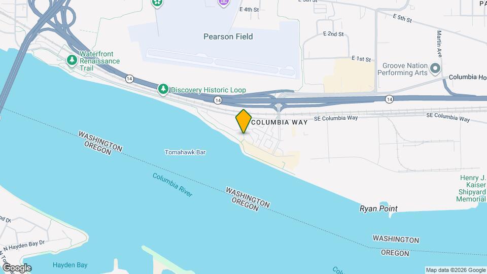1421 SE Columbia River Dr Map and Location Details