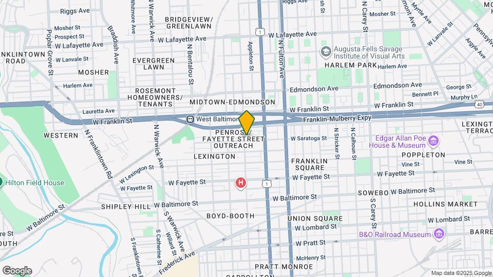 305 N Payson St Map and Location Details