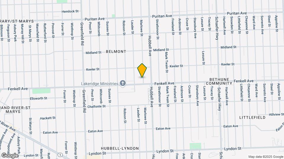 15327 Marlowe St Map and Location Details