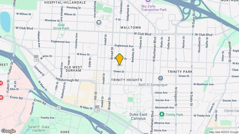 908 Clarendon St Map and Location Details