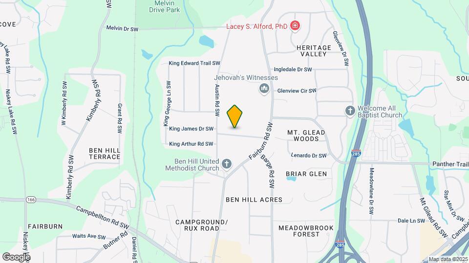 3703 Hill Acres Rd SW Map and Location Details