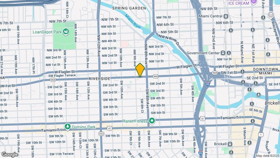 852 SW 1st St Map and Location Details