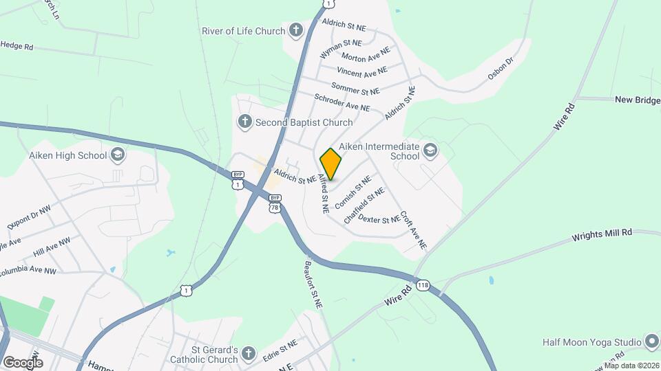 1111 Alderman St NE Map and Location Details