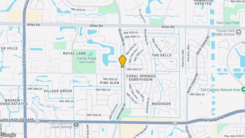 4100 Riverside Dr Map and Location Details