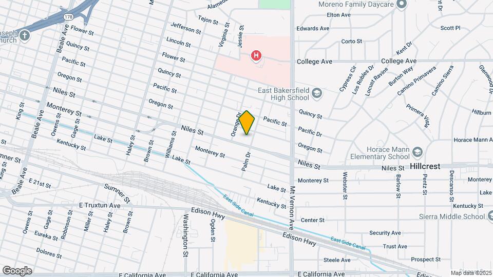 1918 Niles St Mapa y Detalles de la Ubicación