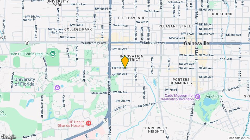 1125 SW 4th Ave Map and Location Details