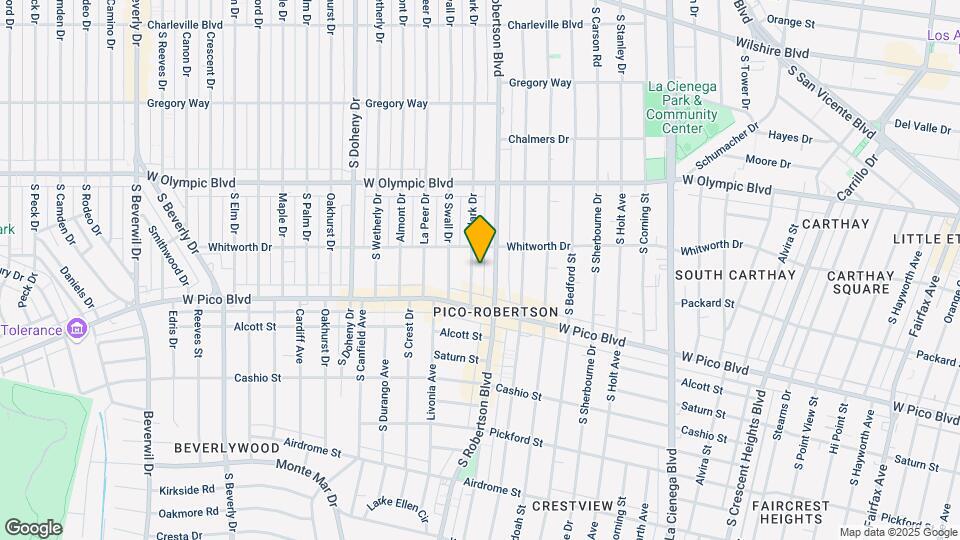 1126 S Clark Dr Map and Location Details
