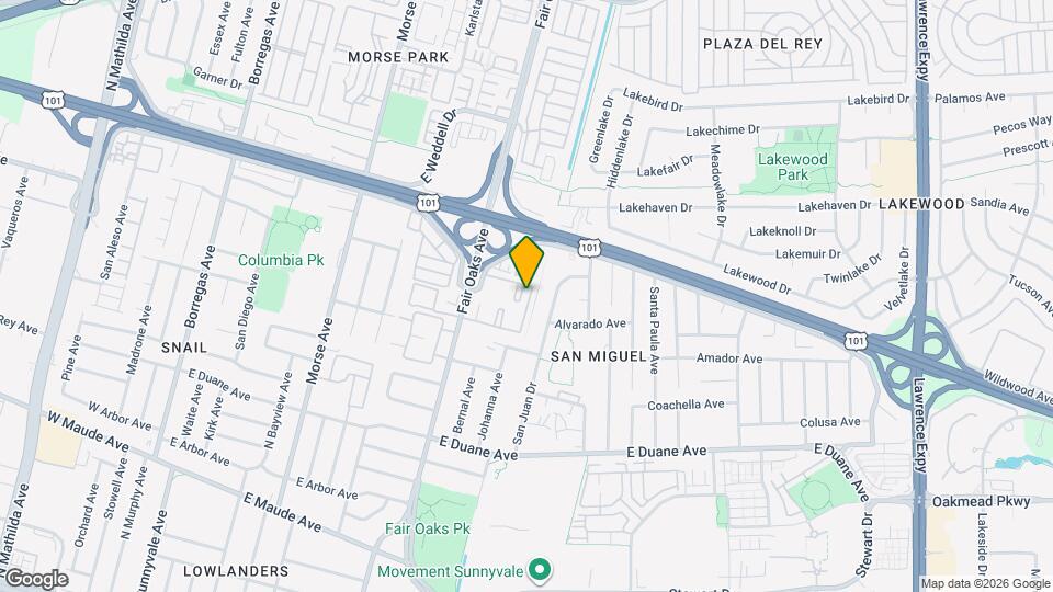 614 Arcadia Terrace Map and Location Details