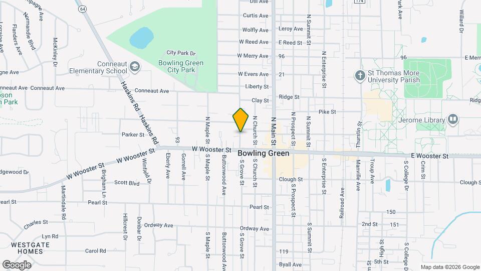 130 N Grove St Map and Location Details