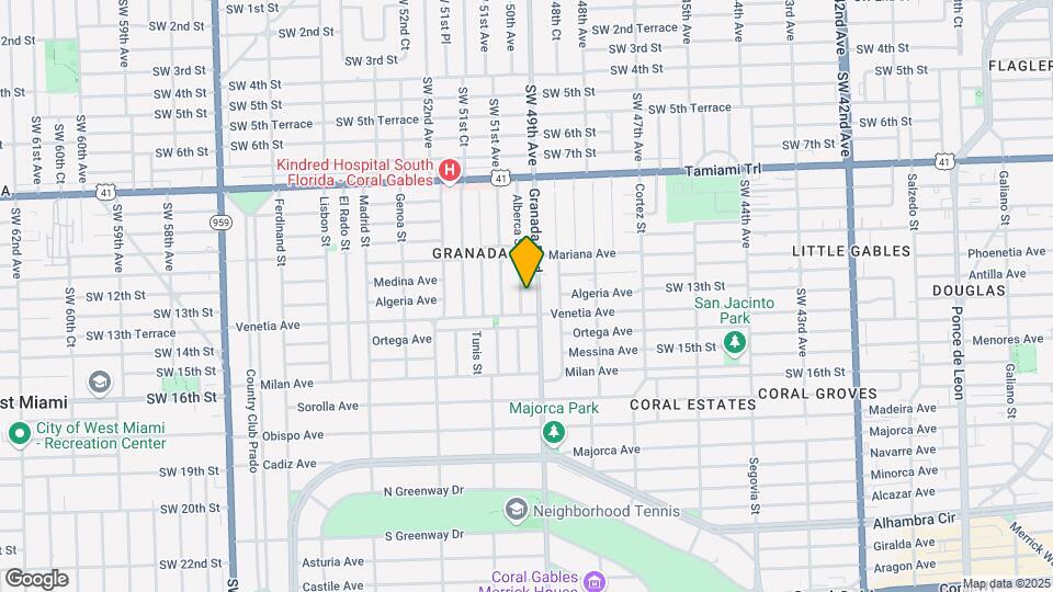 1213 Alberca St Map and Location Details